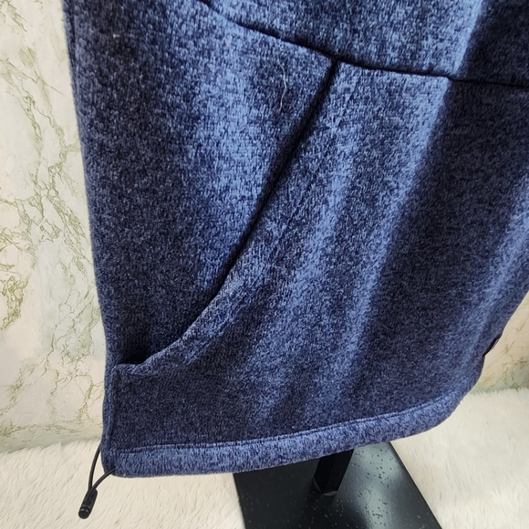 PINK Victoria's Secret Blue 1/4 Zip Top - Picture 5 of 11